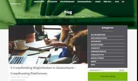 
							         5 Crowdfunding Plattformen in Deutschland - STARTPLATZ								  
							    