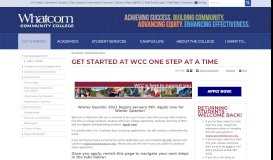 
							         5 Easy Steps to Your First Day | Whatcom Community College								  
							    