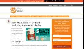 
							         5 Essential Skills for Content Marketing Copywriters Today								  
							    