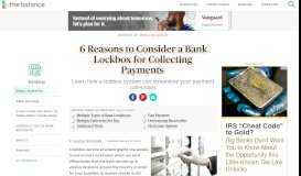 
							         5 Reasons to Consider Lockboxes for Collecting Payments								  
							    