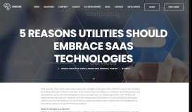 
							         5 Reasons Utilities Should Embrace SaaS Technologies – GridCure								  
							    