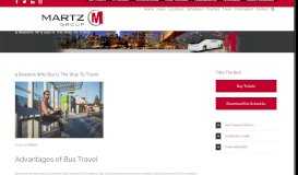 
							         5 Reasons Why Bus Is The Way To Travel - Martz® Trailways								  
							    
