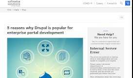 
							         5 Reasons Why Drupal is Popular for Enterprise Portal Development								  
							    