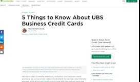 
							         5 Things to Know About UBS Business Credit Cards ...								  
							    