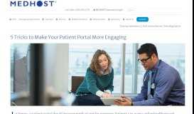 
							         5 Tricks to Make Your Patient Portal More Engaging - MEDHOST								  
							    