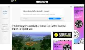 
							         5 Video Game Proposals That Turned Out Better Than Old Mate's In ...								  
							    