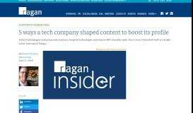 
							         5 ways a tech company shaped content to boost its profile | Ragan ...								  
							    