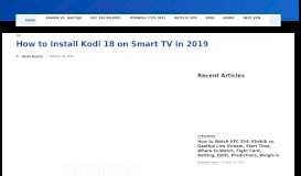 
							         5 Ways to Install Kodi 18 on Smart TV in 2019 | TechNadu								  
							    