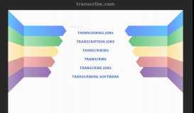 
							         5 Websites for Online Transcription Jobs - Transcribe.com								  
							    
