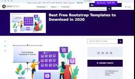 
							         50+ Best Free Bootstrap Templates in 2019 | GrayGrids								  
							    