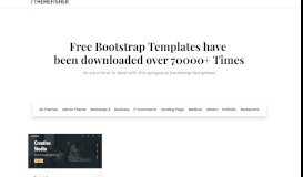
							         50+ Creative Free Bootstrap Templates & HTML5 Templates 2019								  
							    