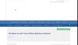 
							         50 Ideas to Get Your Online Business Started | HostGator Blog								  
							    