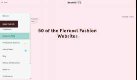 
							         50 of the Fiercest Fashion Websites - Awwwards								  
							    