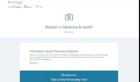 
							         524 Masters in Pharmacy - MastersPortal.com								  
							    