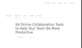 
							         53 Best Online Collaboration Tools of May 2019 - Time Doctor's								  
							    
