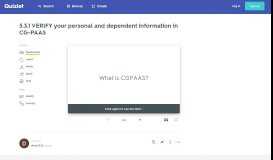 
							         5.3.1 VERIFY your personal and dependent information in CG ...								  
							    