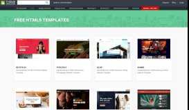 
							         547+ Free Bootstrap HTML5 CSS3 Website Templates | High Quality ...								  
							    