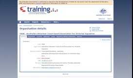 
							         5508 - Australian Volunteer Coast Guard Association ... - training.gov.au								  
							    
