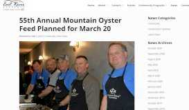
							         55th Annual Mountain Oyster Feed Planned for March 20 | East River ...								  
							    