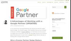 
							         6 Advantages of Working with a Google Partner [UPDATED ...								  
							    