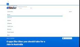 
							         6 apps like Uber you should take for a ride | finder.com.au								  
							    