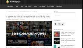 
							         6 Best Kodi Alternatives for Free Streaming - The best of 2019								  
							    