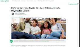 
							         6 Legal Ways to Get Free Cable TV Channels (Get Full ...								  
							    