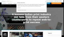 
							         6 lessons for Indian Print Industry | Design'N'Buy								  
							    