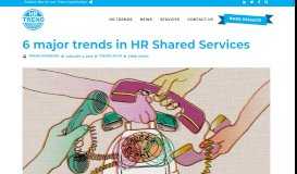 
							         6 major trends in HR Shared Services | By the HR Trend Institute								  
							    