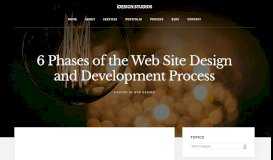 
							         6 Phases of the Web Site Design / Development Process | Small ...								  
							    
