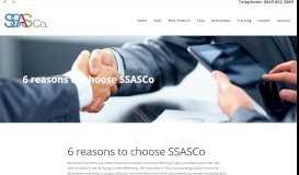 
							         6 reasons to choose SSASCo - SSASCo IFA Portal								  
							    