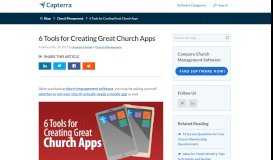 
							         6 Tools for Creating Great Church Apps - Capterra Blog								  
							    
