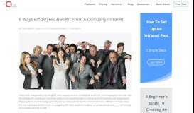 
							         6 Ways Employees Benefit From A Company Intranet - MyHub Intranet								  
							    