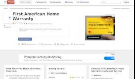 
							         621 First American Home Warranty Reviews and Complaints ...								  
							    