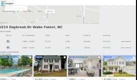 
							         6224 Daybreak Dr, Wake Forest, NC 27587 3 Bedroom House for ...								  
							    