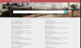 
							         63120 - Web portals - UK Companies accounts.								  
							    