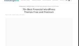 
							         68+ Best Financial WordPress Themes Free and Premium ...								  
							    