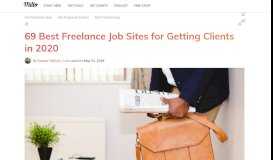 
							         68 Freelance job sites to help you find work and quit your day job								  
							    