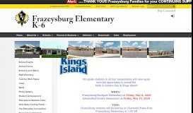 
							         6th Grade Trip to Kings Island - Frazeysburg Elementary K-6								  
							    