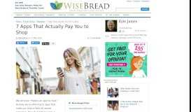 
							         7 Apps That Actually Pay You to Shop - Wise Bread								  
							    