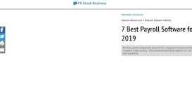 
							         7 Best Payroll Software for Accountants in 2019 - Fit Small Business								  
							    
