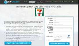 
							         7 Eleven Fully-managed EDI | B2BGateway								  
							    