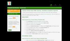 
							         7-Eleven Online Texas TABC Training - Available in English ...								  
							    