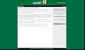 
							         7-Eleven Stores Pty Ltd E-Tendering - TenderLink								  
							    