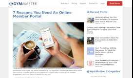 
							         7 Reasons You Need An Online Member Portal - Blog - GymMaster ...								  
							    
