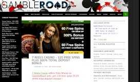 
							         7 Reels Casino - $55 Sign Up reward plus 675% total deposit …								  
							    