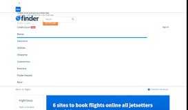 
							         7 sites to book flights online jetsetters should know | finder.com.au								  
							    