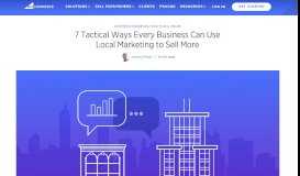 
							         7 Tactical Local Marketing Strategies to Sell More in 2019								  
							    
