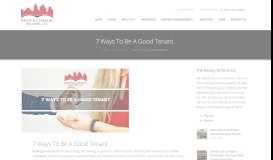 
							         7 Ways To Be A Good Tenant | Reedy & Company | Memphis TN								  
							    