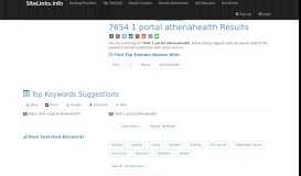 
							         7654 1 portal athenahealth Results For Websites Listing - SiteLinks.Info								  
							    